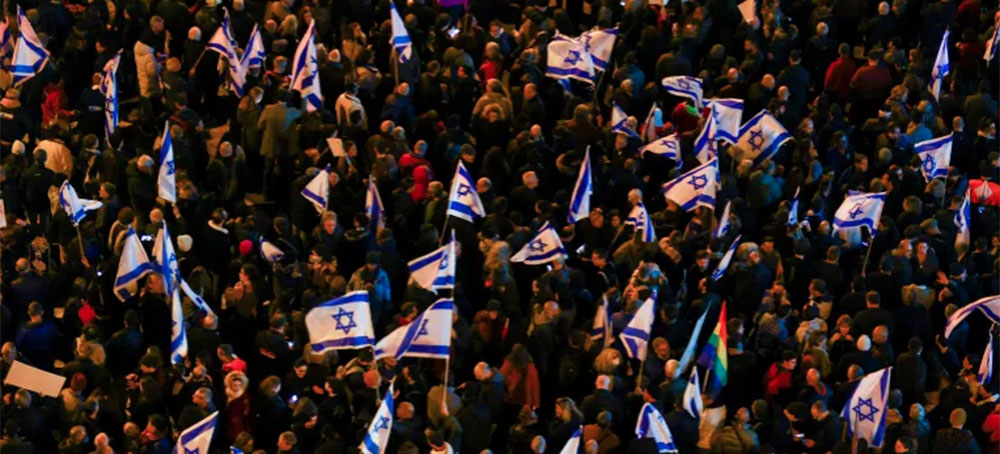 Israelis Rally for Fifth Week Against Netanyahu's Judicial Plans