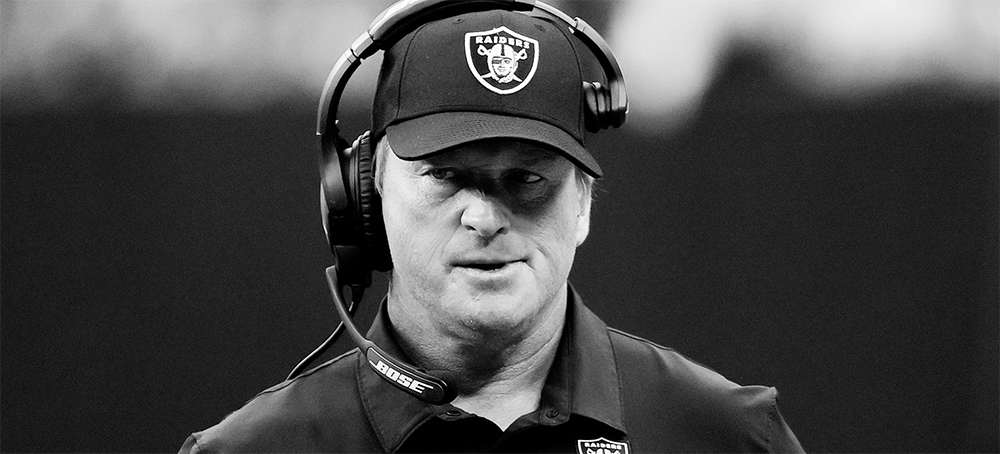 Jon Gruden Just Put It in Writing