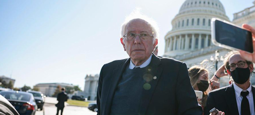 Sen. Bernie Sanders Says 'the Very Fabric of American Democracy Is in Danger' if Progressive Priorities Are Left Out of Biden's Social-Spending Bill