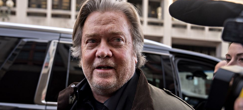 Justice Department Charges Steve Bannon With Criminal Contempt of Congress