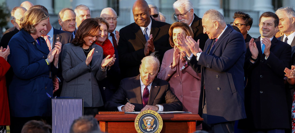 Biden Signs $1 Trillion Infrastructure Bill Into Law