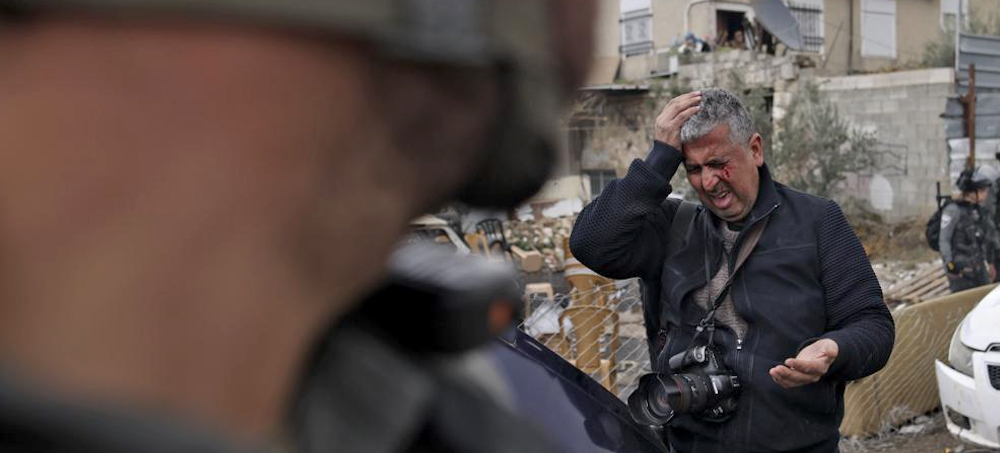 AP Photographer Beaten by Israeli Police While Covering Protest in East Jerusalem