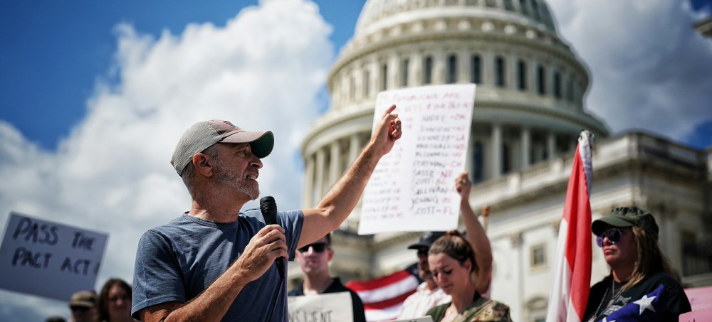 Veterans Have Been Camping Out on the Capitol Steps After GOP Blocks Burn Pit Bill