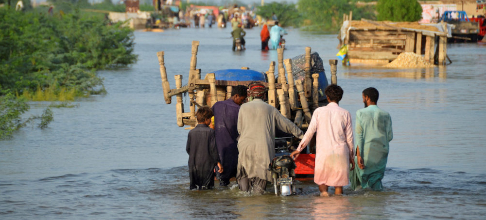 UN Chief Views 'Unimaginable' Damage in Visit to Pakistan's Flood-Hit Areas