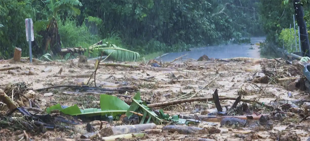 Flooding and Landslides in Puerto Rico After Hurricane Fiona Knocks Out Power to Island