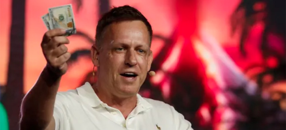 peter thiel blockchain is democracy