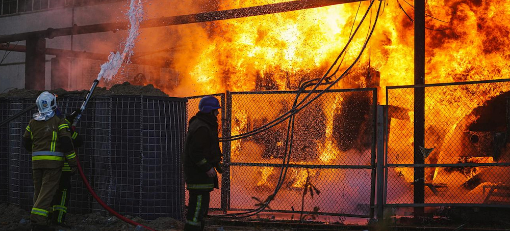 Massive Blackouts in Ukraine After Russian Strikes