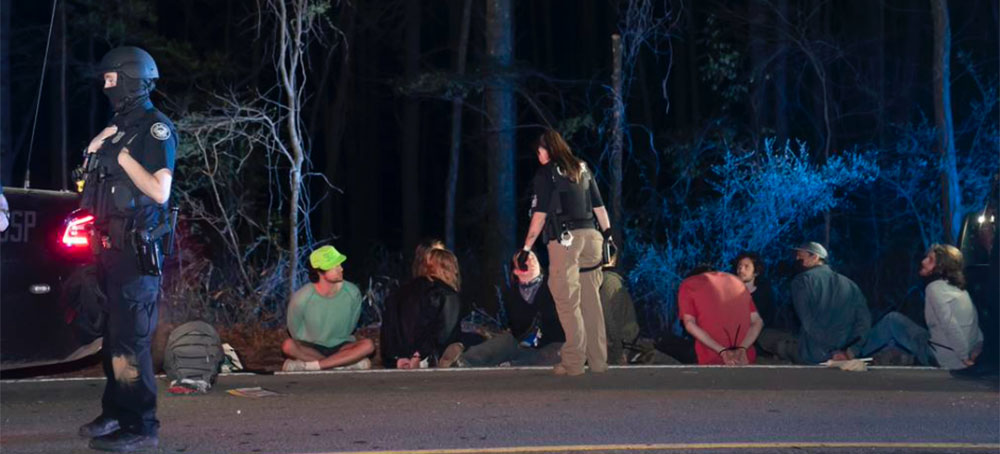 Arrests and Violence as Cop-City Protests in Atlanta Intensify