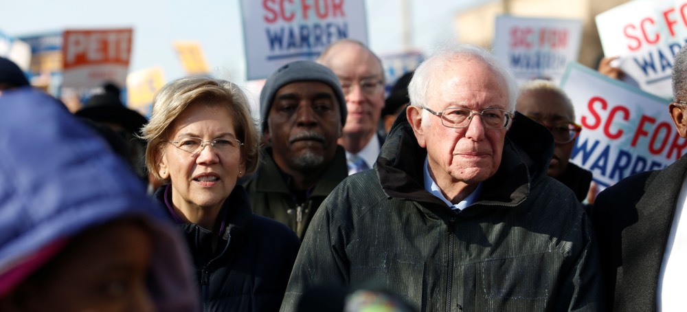 Sanders and Warren Push Democrats to Fight for Workers and ‘Unrig’ Economy